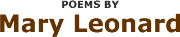 poems by Mary Leonard